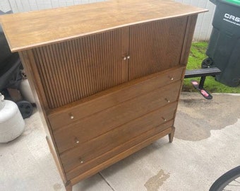 MCM Hayward Wakefield Highboy Dresser