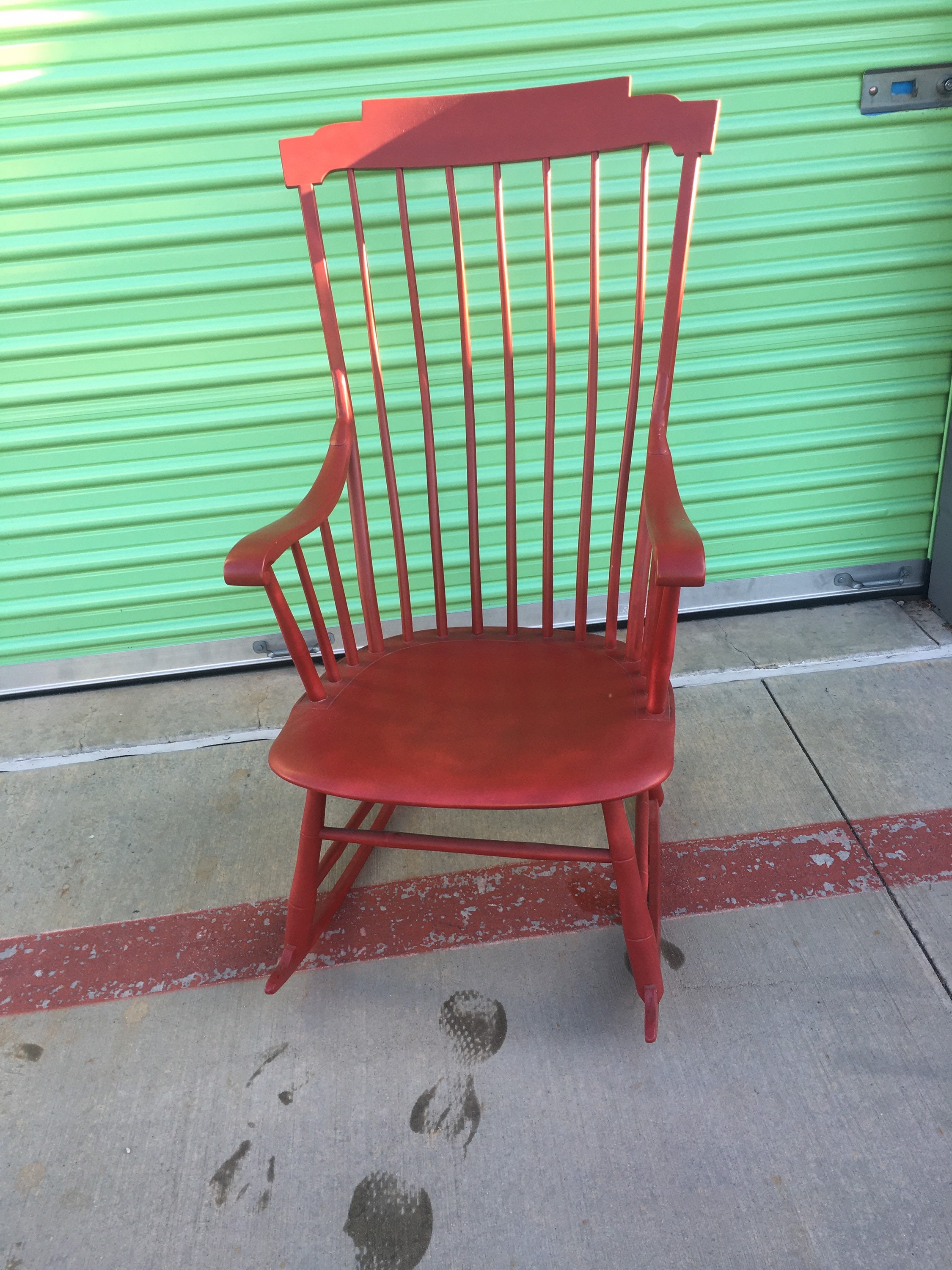 Antique Rocking Chair by Empire Chair Co of Los Angeles - Etsy