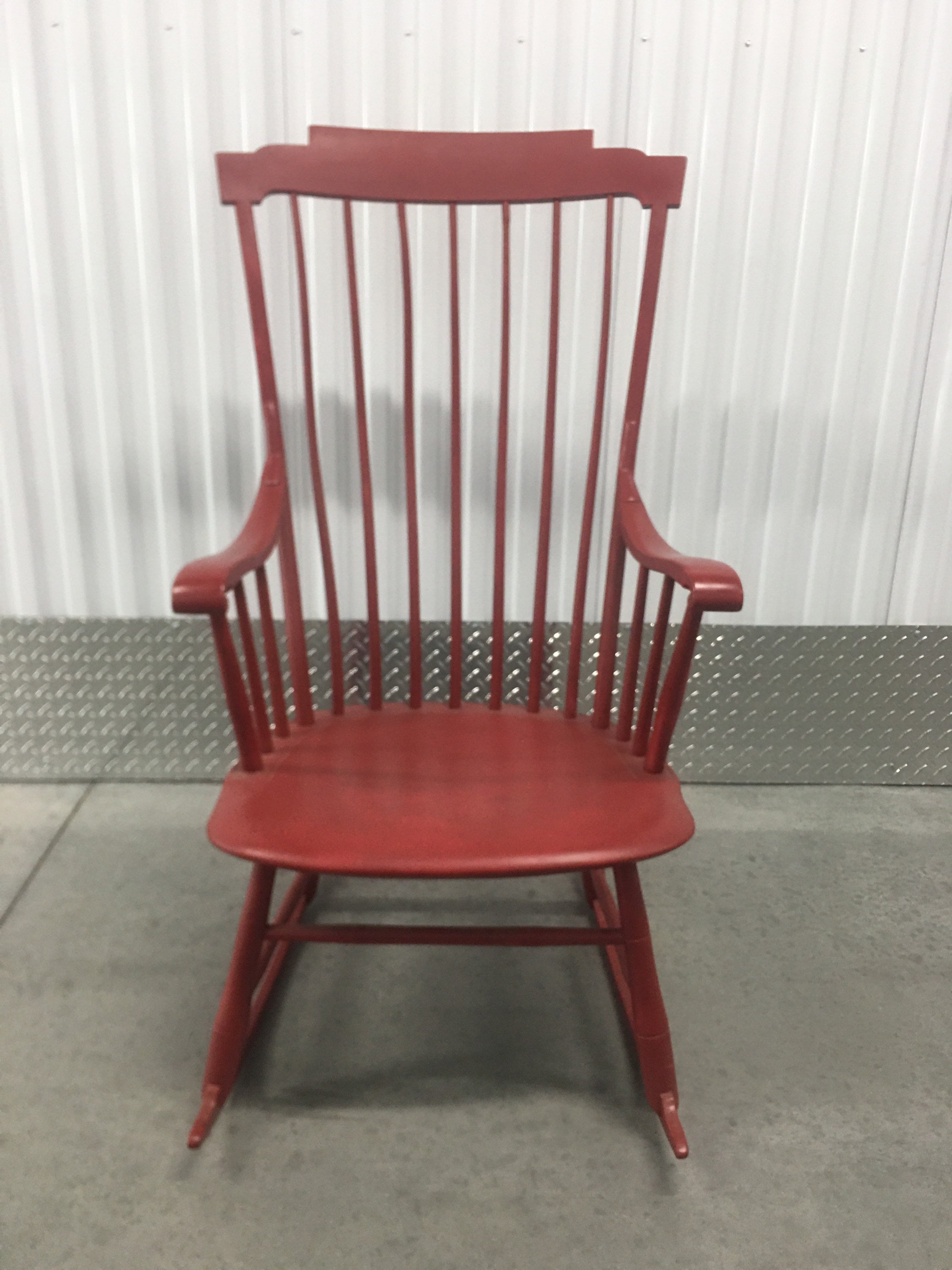 Antique Rocking Chair by Empire Chair Co of Los Angeles - Etsy