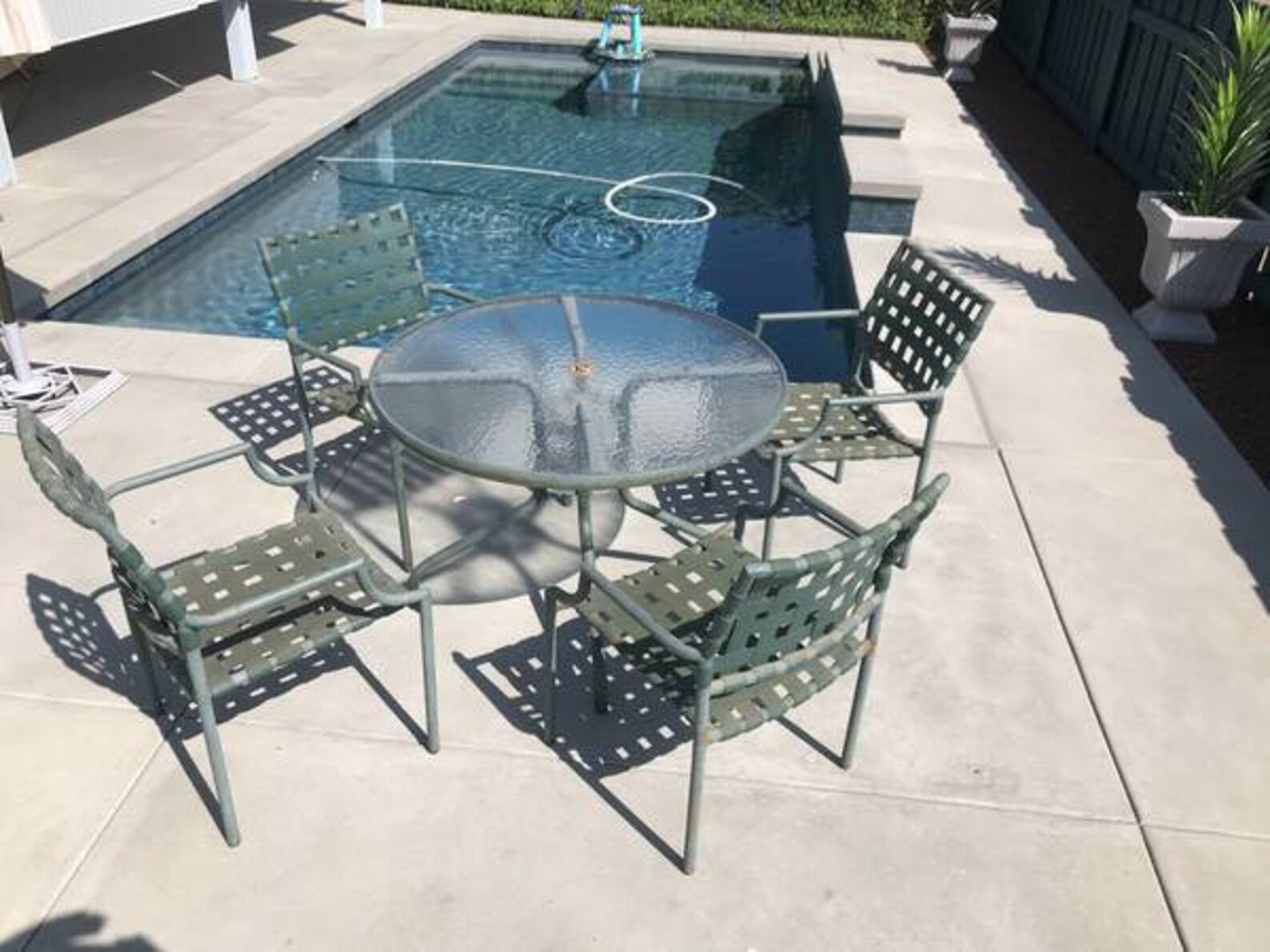 Vintage Tropitone Cantina Patio Dining Set 4 Chairs and Etsy