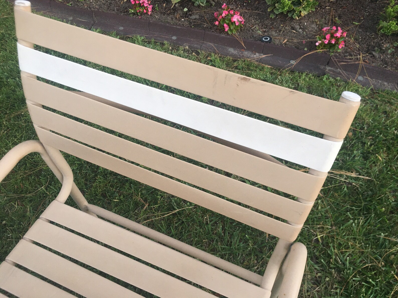 Vintage Brown Jordan Vinyl Strap Patio Set Etsy