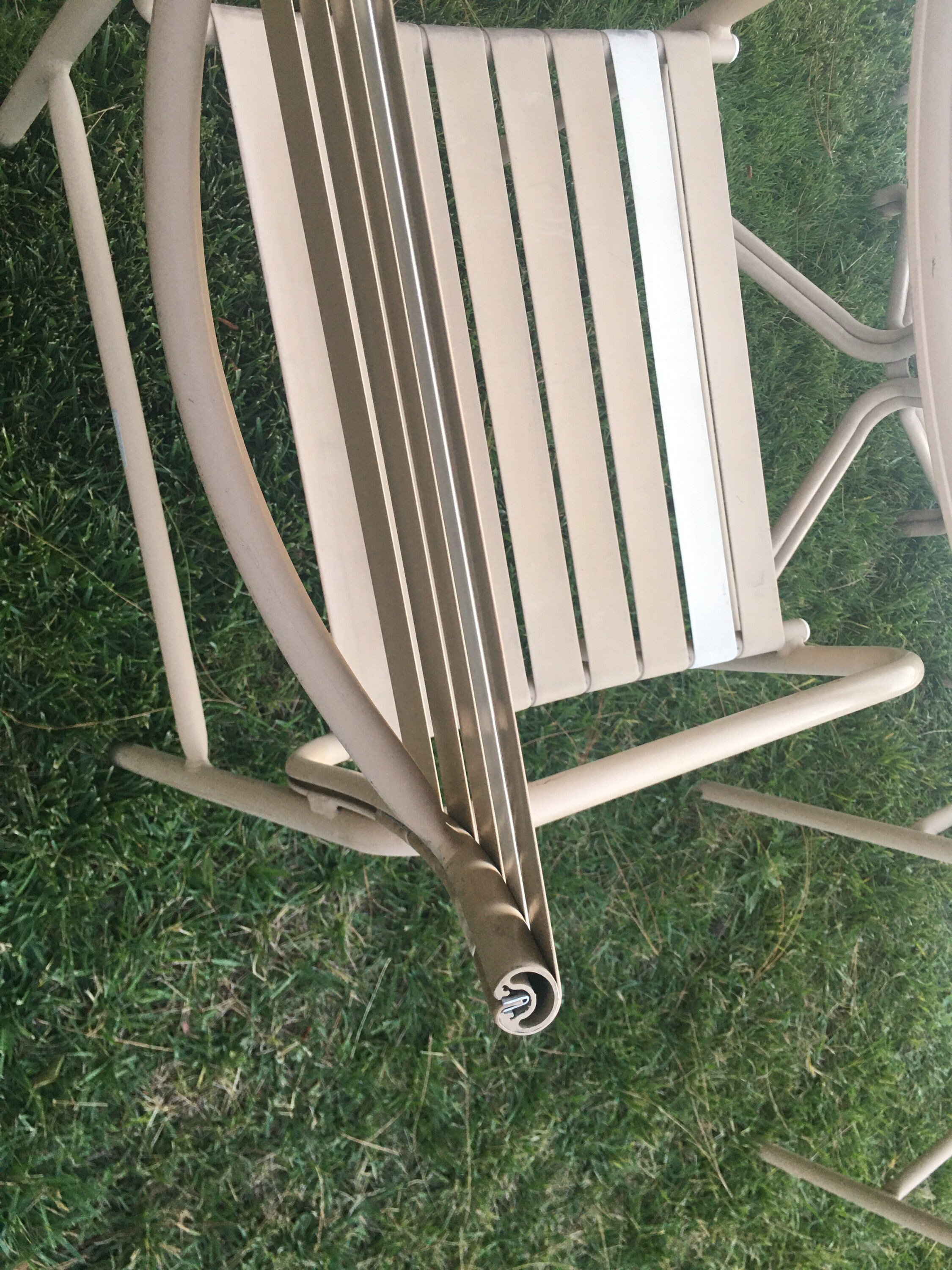 Vintage Brown Jordan Vinyl Strap Patio Set Etsy