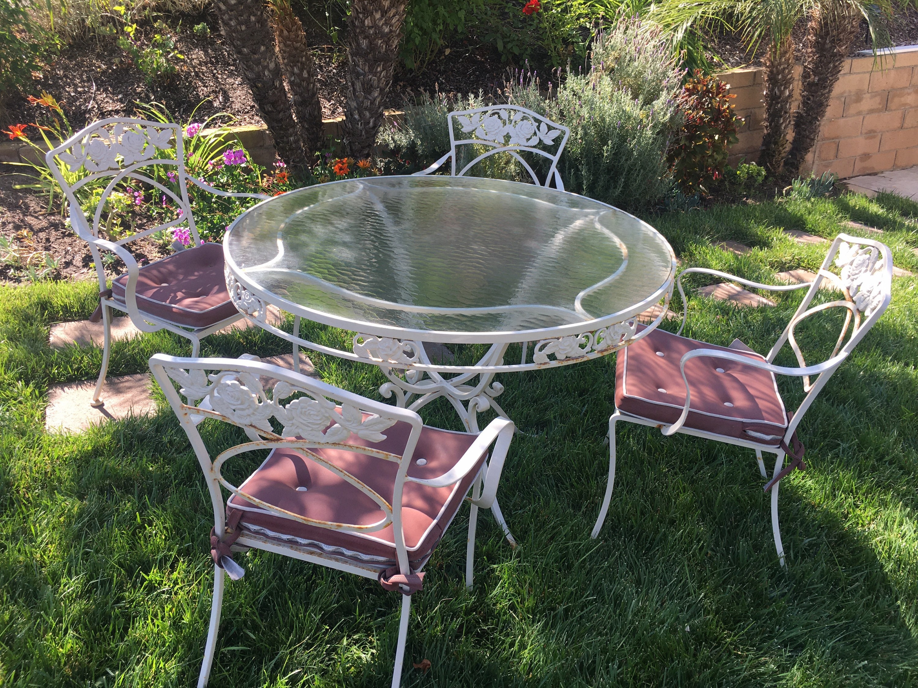 Vintage 1950's O.W. Lee Patio/ Dining Set Etsy