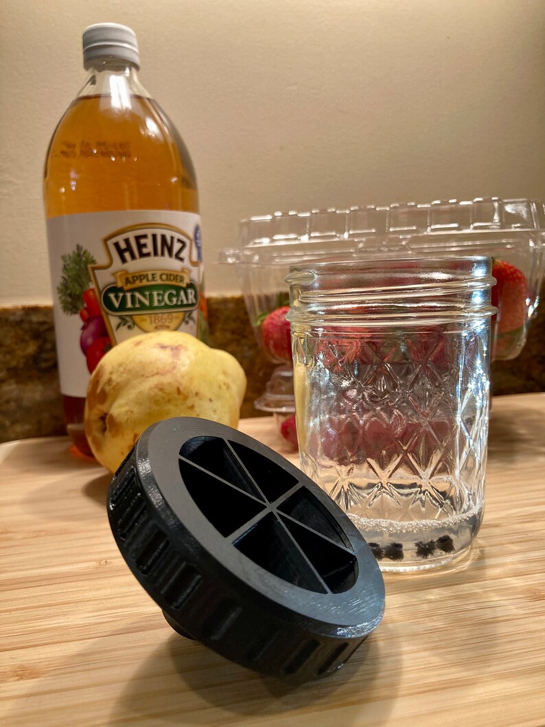 Fruit Fly Mason Jar Trap Fruit Fly Catcher Mason Jar Lid Kitchen Essential, Perfect Gift for