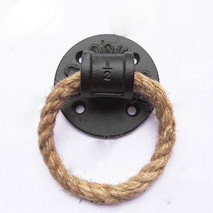 Iron Door Knob Cabinet Handle  Drawer pulls  Black Dresser Handles Knobs  Kitchen Handles  Wardrobe Handles Kitchen Pulls Furniture Hardware