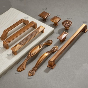 Brown dresser drawer pulls drawer knobs handle Dresser Handles Kitchen Cabinet Handle Wardrobe pulls Cupboard door handle Furniture Hardware