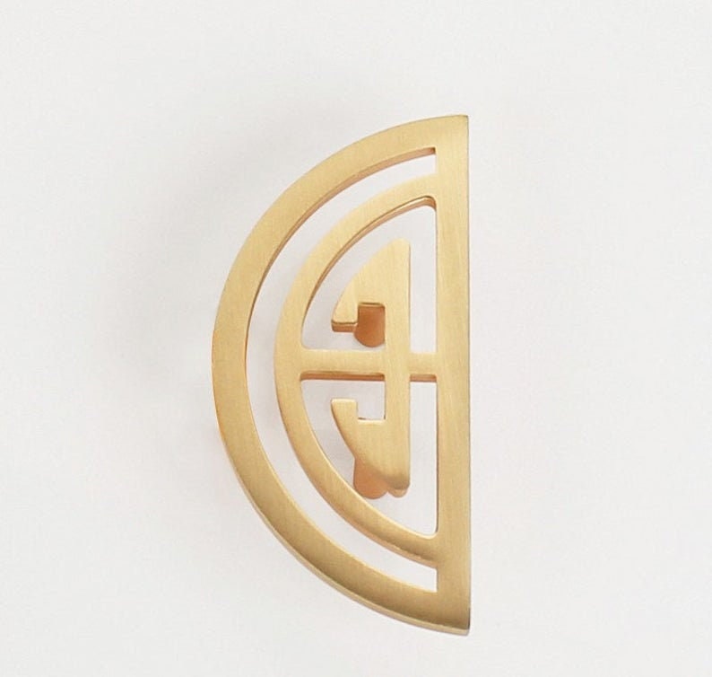 Goldener SchrankGriffe Halbkreis Türgriffe Schubladengriffe | Etsy