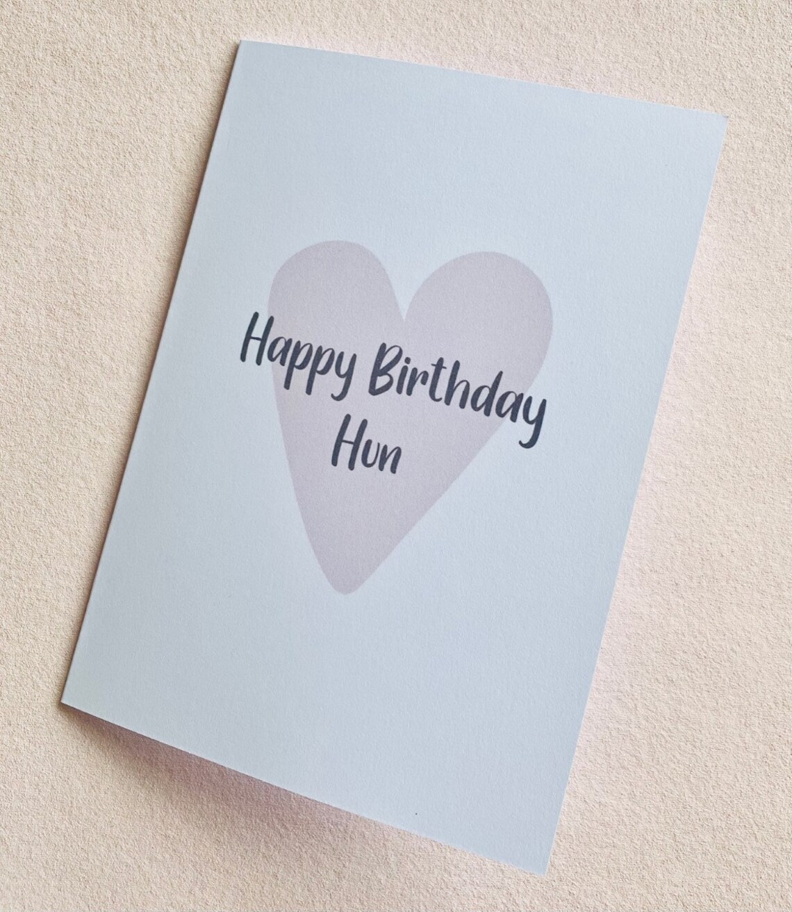 Happy Birthday Card Birthday Hun Blank Card | Etsy