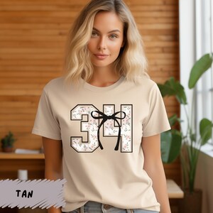 Custom Sports Number Tee, Custom Baseball Shirt, Personalized Sports Shirt, Baseball Bow Shirt, Women's Sports Shirt, Baseball Mama