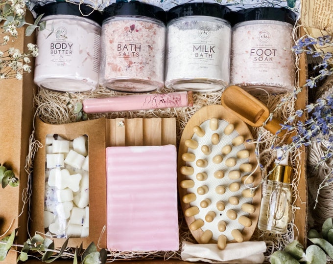 Luxury Gift Set, Luxury Bath Set, Luxury Spa Kit, Gift Box, Self Care