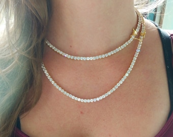 Diamond choker 2024 chain womens