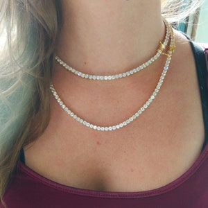 Tennis store necklace fake