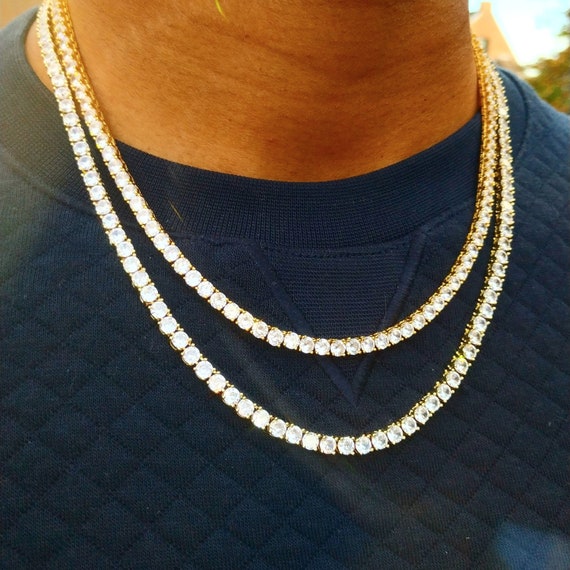 Tennis Chains - Men's Gold Tennis Necklaces | The GLD Shop