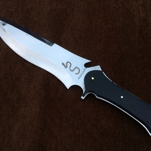 Jack Krauser Knife Reproduction Giant Version Personalized Custom Handmade Spring Steel, Bowie Knife, Birthday Gift, Gift For Friend image 5