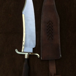 Personalized Custom Handmade |Spring Steel Alamo Musso Bowie Knife  | Jim Bowie | Historical Bowie Replica |Birthday Gift, Anniversary Gift