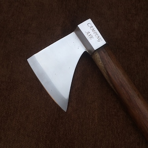 Custom Handmade | Carbon Steel Viking Axe | Throwing Axe | Camping Axe