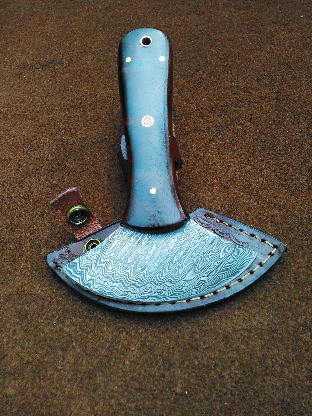 Leather Cutter , Leather Skiver , Custom Handmade | Damascus Steel ...