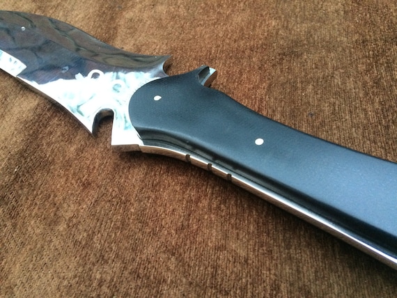 Handmade 5160 Spring Steel RE4 Krauser's Knife,Bowie knife,Tactical Knife,Large