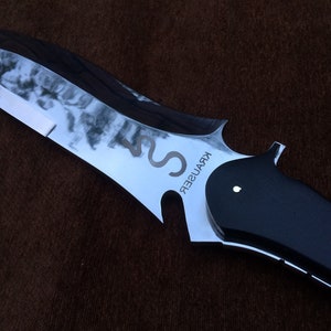 Jack Krauser Knife Reproduction Giant Version Personalized Custom Handmade Spring Steel, Bowie Knife, Birthday Gift, Gift For Friend image 9