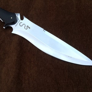 Jack Krauser Knife Reproduction Giant Version Personalized Custom Handmade Spring Steel, Bowie Knife, Birthday Gift, Gift For Friend image 3