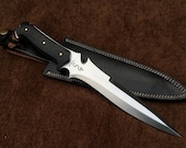 Jack Krauser Knife Personalized Custom Handmade Spring Steel, Bowie Knife, Replica , Tactical Knife, Birthday Gift for him, Gift For Friend