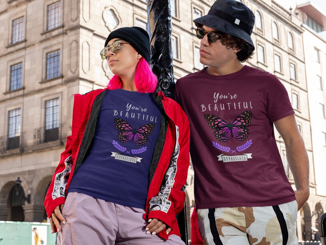 Beaux T-shirts Unisex Unisex Tee-shirt hommes et femmes | Etsy