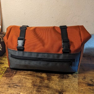 Custom bag for bike rack or basket