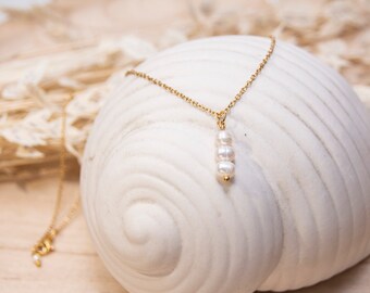 Necklace freshwater pearl Kuttara