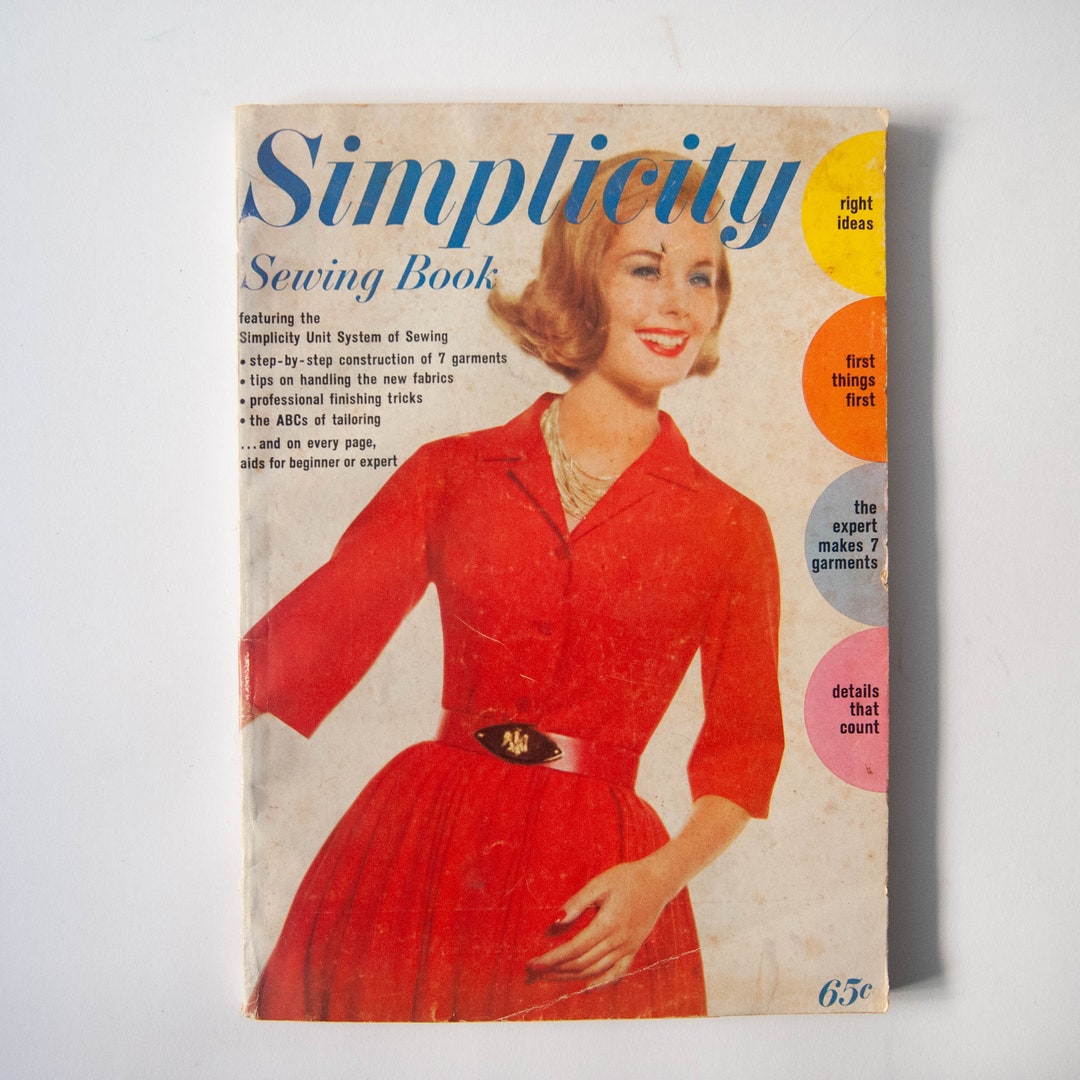Vintage 1962 Simplicity Sewing Book Magazine | 60s Color Illustrations ...