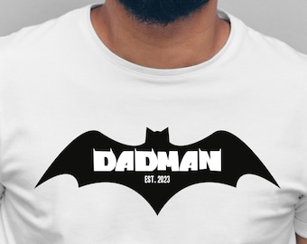 Bügelbild DADMAN | Est. | Dad | Männertag | Geburt | Geschenk Papa