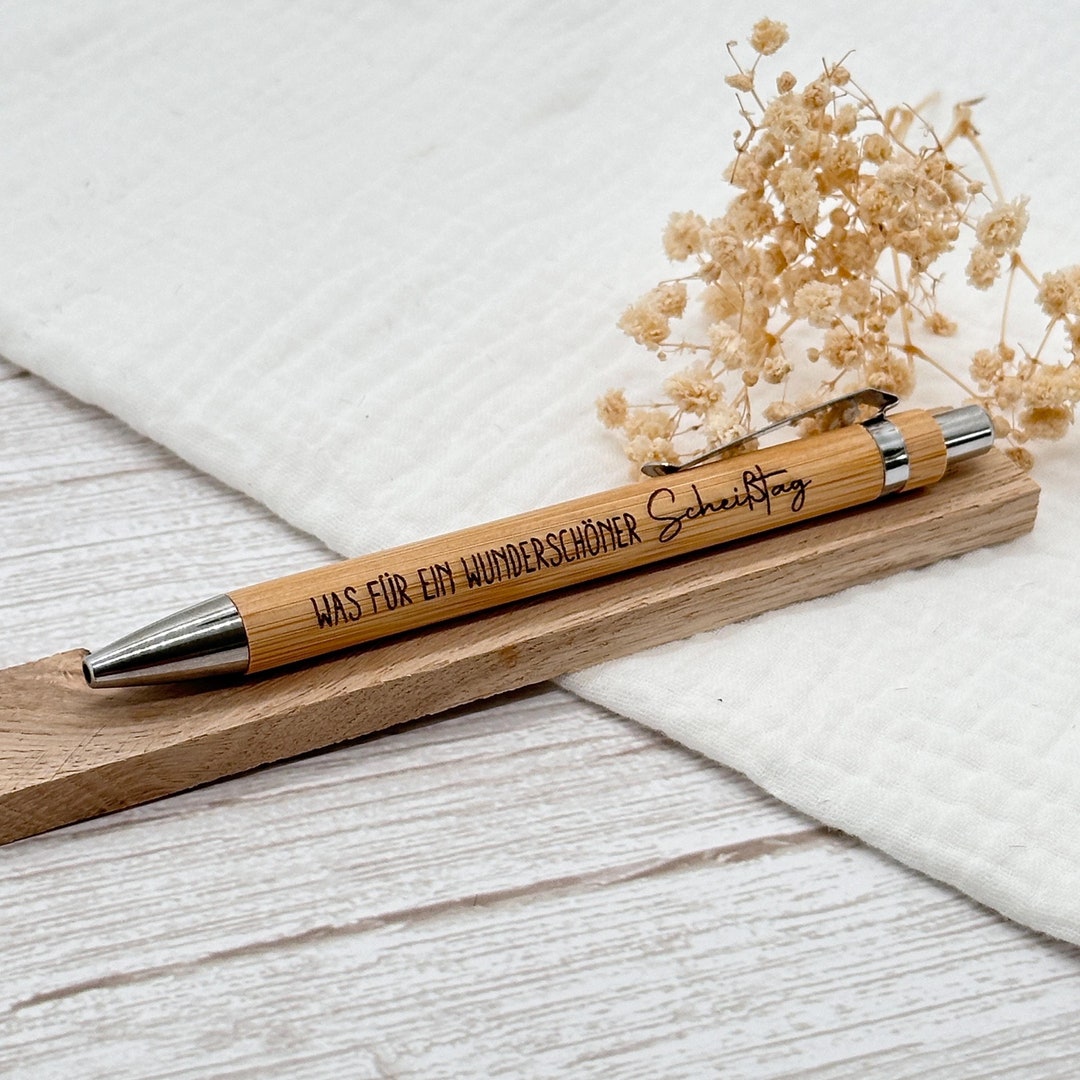 Calenxy 30 Sets Glücksstift Geschenkset - Holzkugelschreiber Mit Karten Für Team & Kollegen