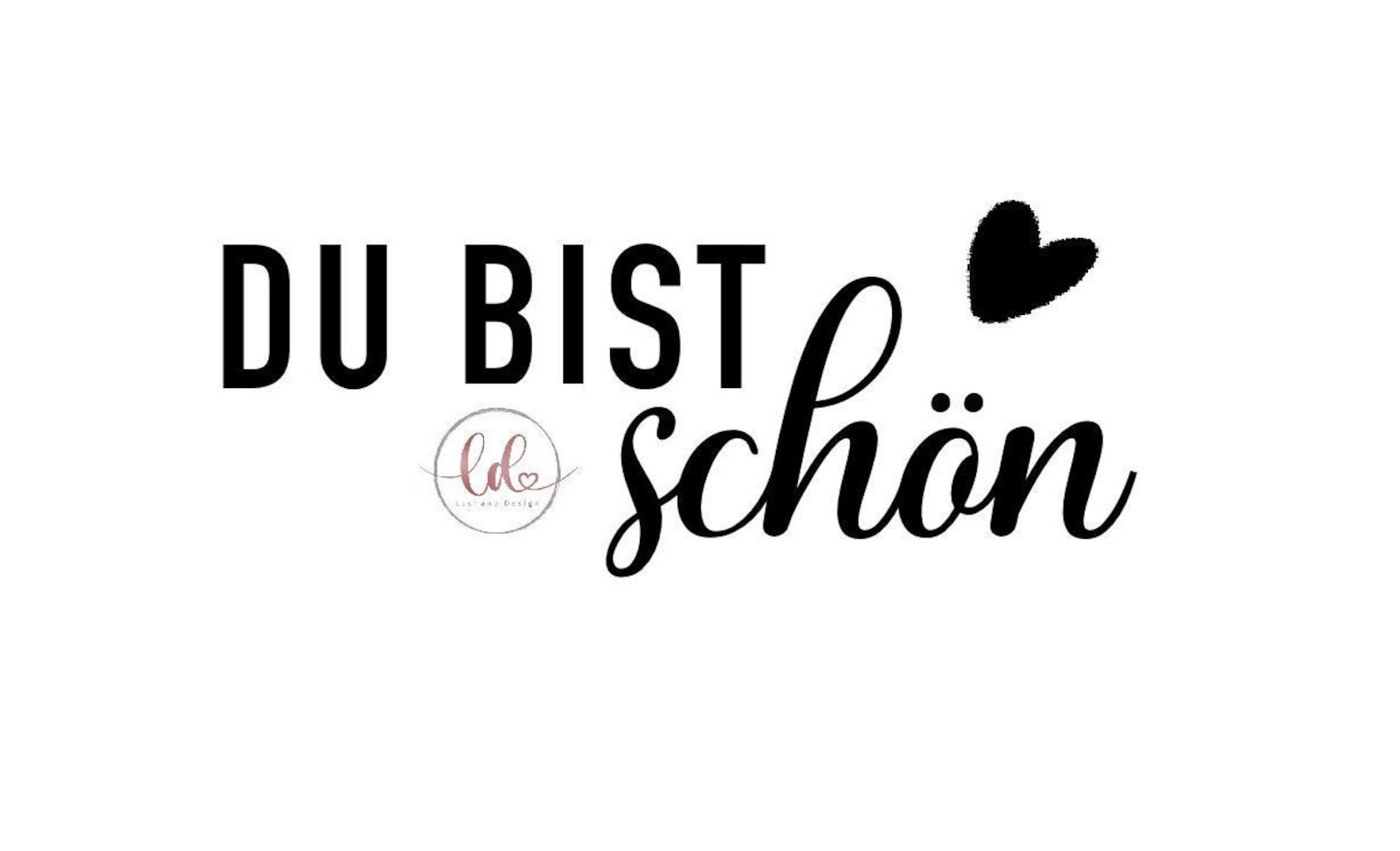 Spiegelaufkleber du bist schön Sticker Decal Wandsticker Etsy
