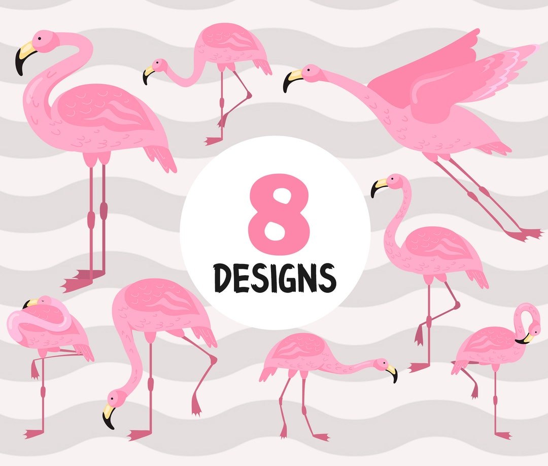 Flamingo Bird Svgflamingo Svgbird Svgflamingo SVG - Etsy