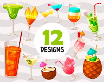Cocktails svg,Cocktails svg, martini, alcohol svg, Cosmopolitan svg, mojito, sex on the beach, drinks, margarita, party, print file,svg file