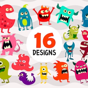 Cute monsters svg,Monster SVG,Cute Monster SVG,Monsters svg,Cartoon svg,Cute Monster SVG,Silly Monster,print file,printable,svg file