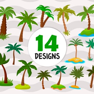 Palm tree svg,Palm Tree SVG Bundle, Palm Tree Silhouette, Palm Tree Files, Palm Tree Clipart, Tropical Palm,print file,svg file,svg