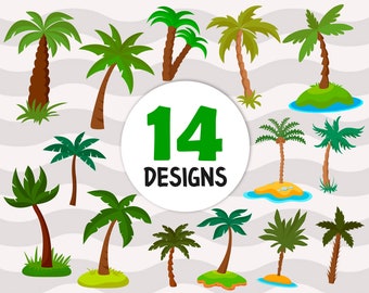 Palm tree svg,Palm Tree SVG Bundle, Palm Tree Silhouette, Palm Tree Files, Palm Tree Clipart, Tropical Palm,print file,svg file,svg