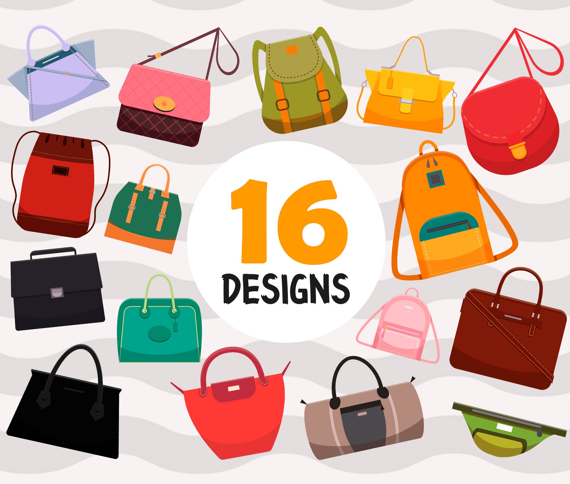 Cartoon of a Blond Woman with Hand Bags - Royalty Free Vector Clipart by  BNP Design Studio #1163422