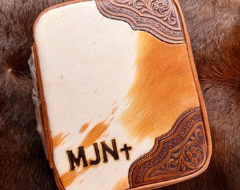 Etui na Biblię z logo - brązowe