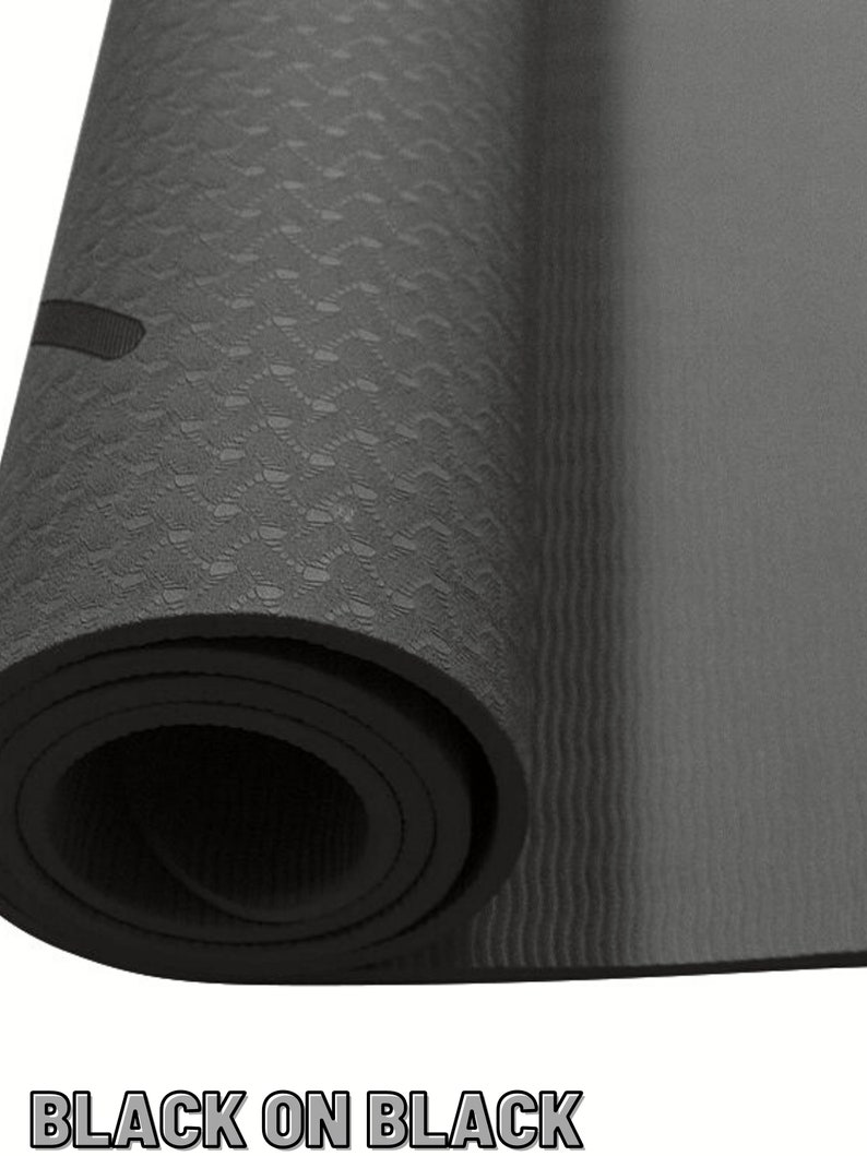 Long Wide Thick Yoga Mat With Body Lines for Indoor Outdoor Workout and Yoga Yoga Mat Workout at