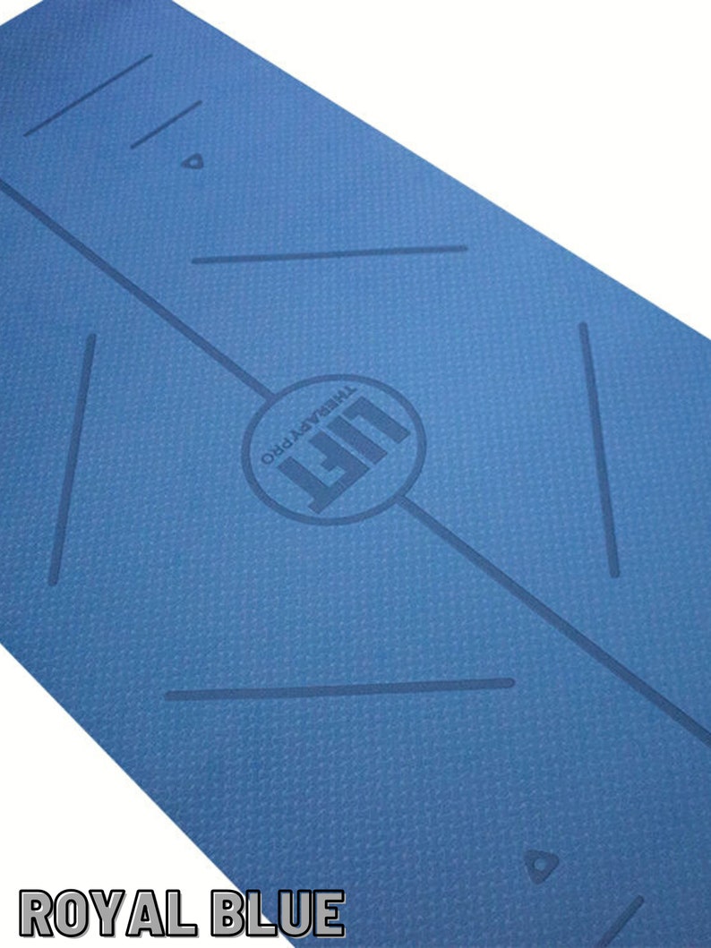 Long Wide Thick Yoga Mat With Body Lines for Indoor Outdoor Workout and Yoga Yoga Mat Workout at