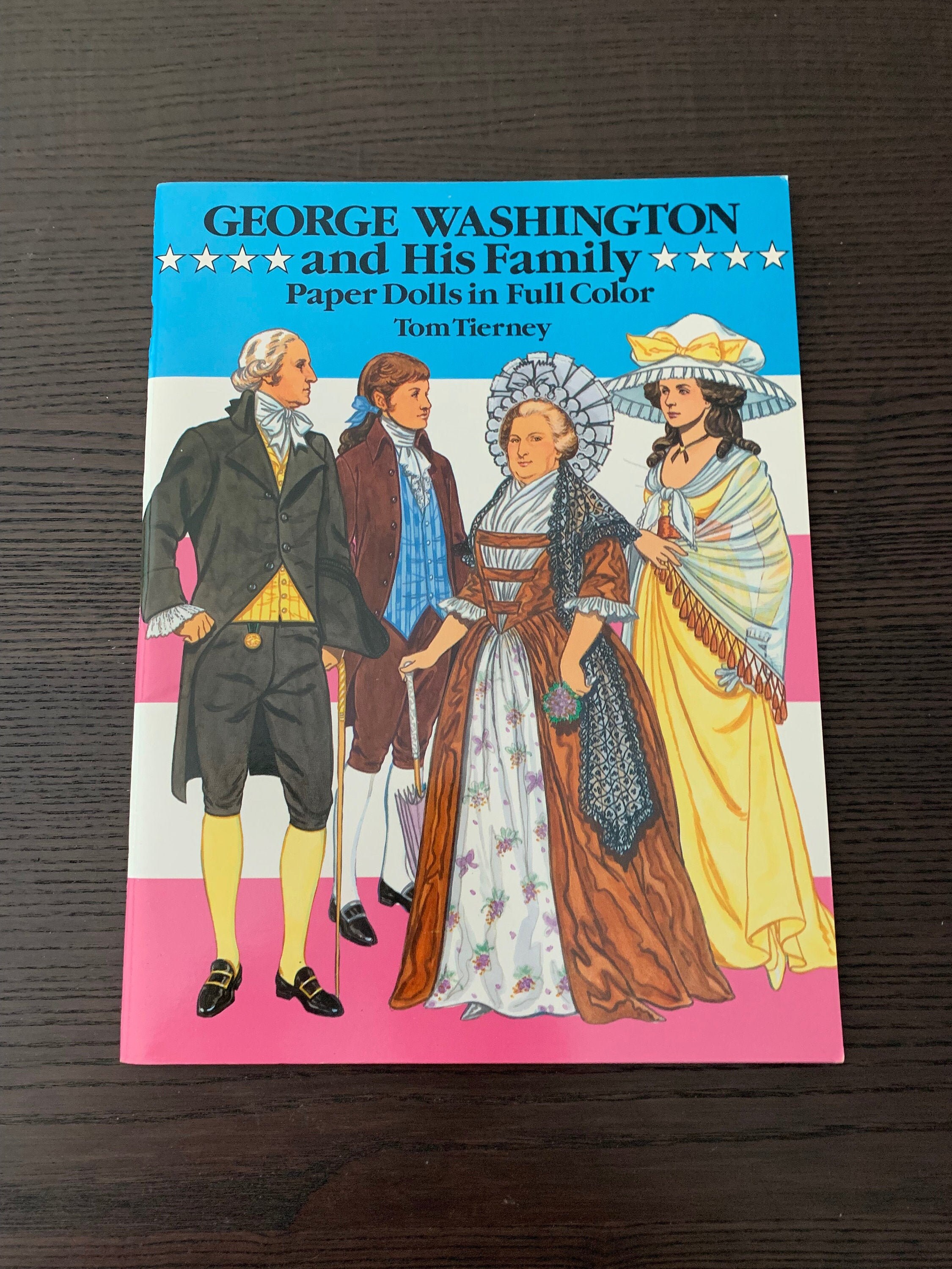 1989 VINTAGE Historical Paper Doll George Washington and | Etsy