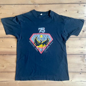 1980s Vintage Faded Black Scouts Screen Stars Single Stitch T-Shirt Made in USA