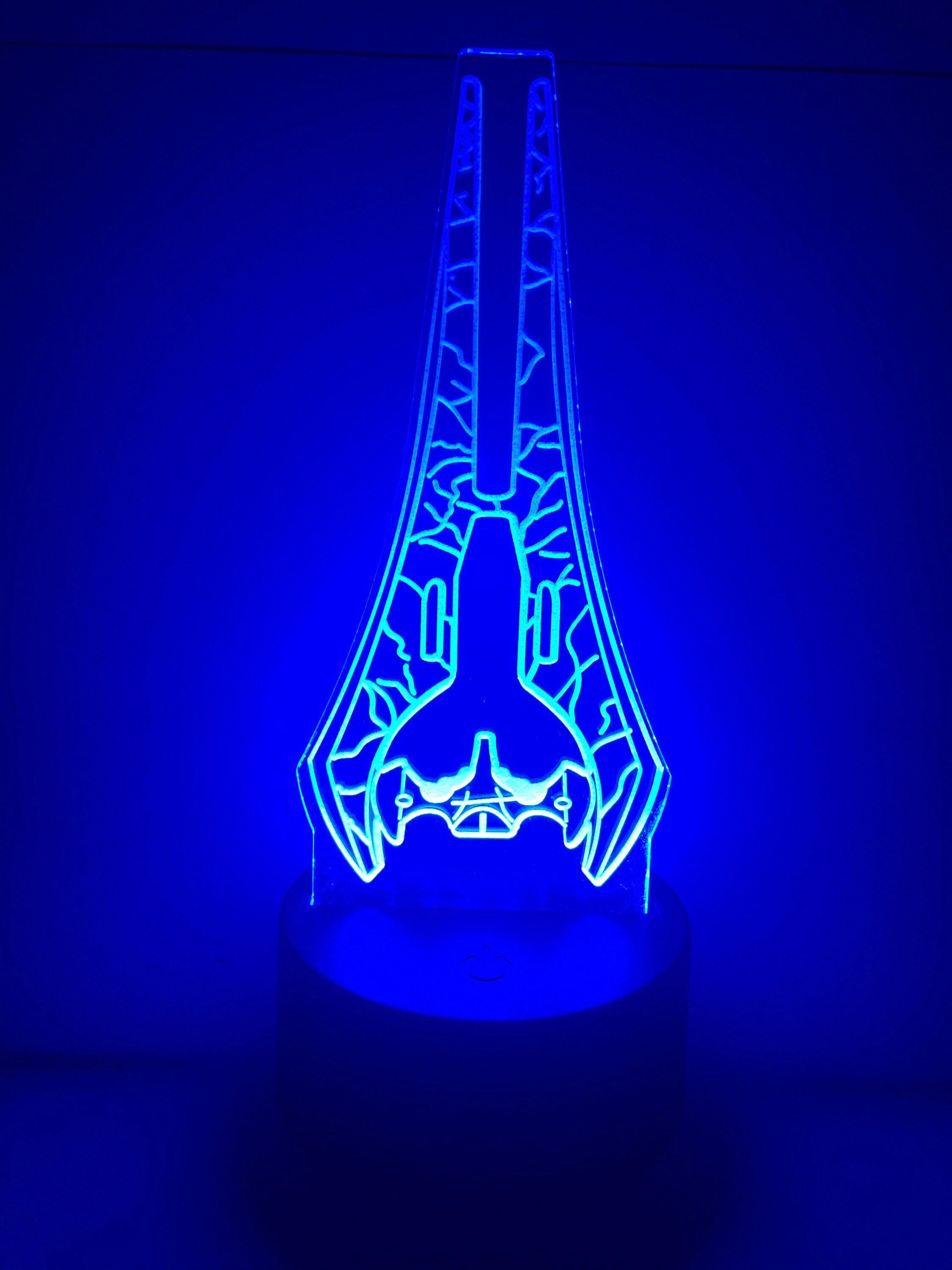Halo 3 Energy Sword LED Desk Lamp 15 Color Changing Light Etsy