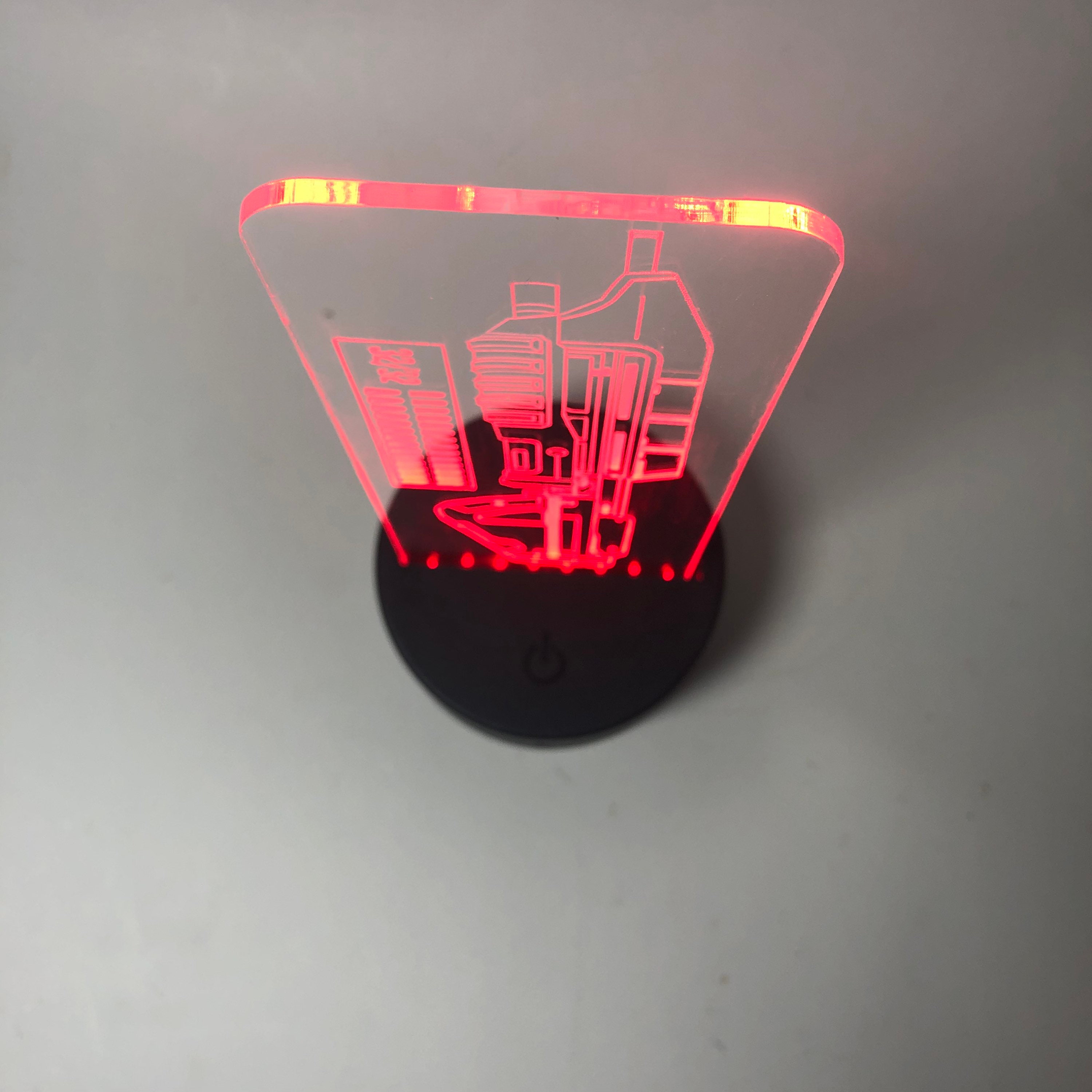 Halo 3 Assault Rifle LED Desk Lamp 15 Color Changing Light Etsy