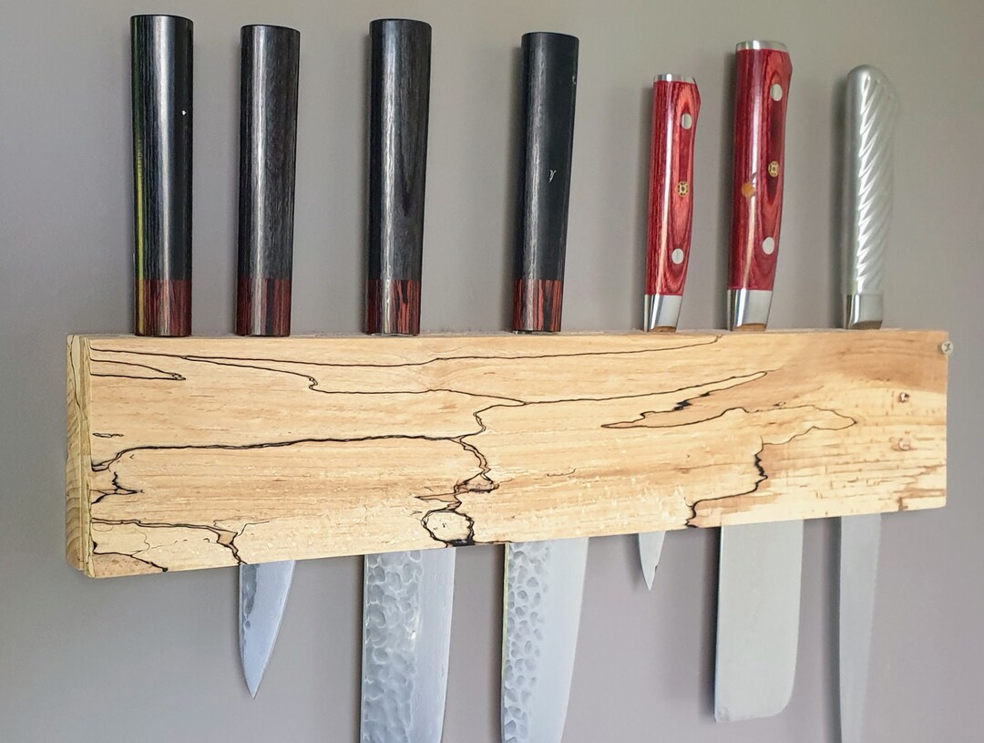 Custom Wall Hanging Knife Block Etsy