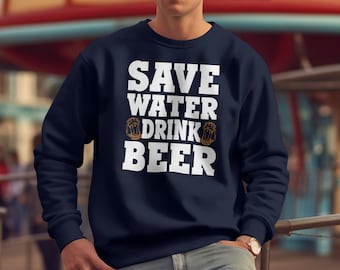 Save Water Drink Beer T-Shirt: Funny Beer Lover Tee