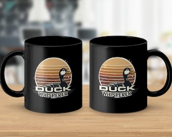 Duck Whisperer Mug: Retro Design Coffee & Tea Lover Gift
