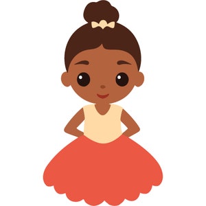 Mooi zwart ballerinameisje 0062823002
