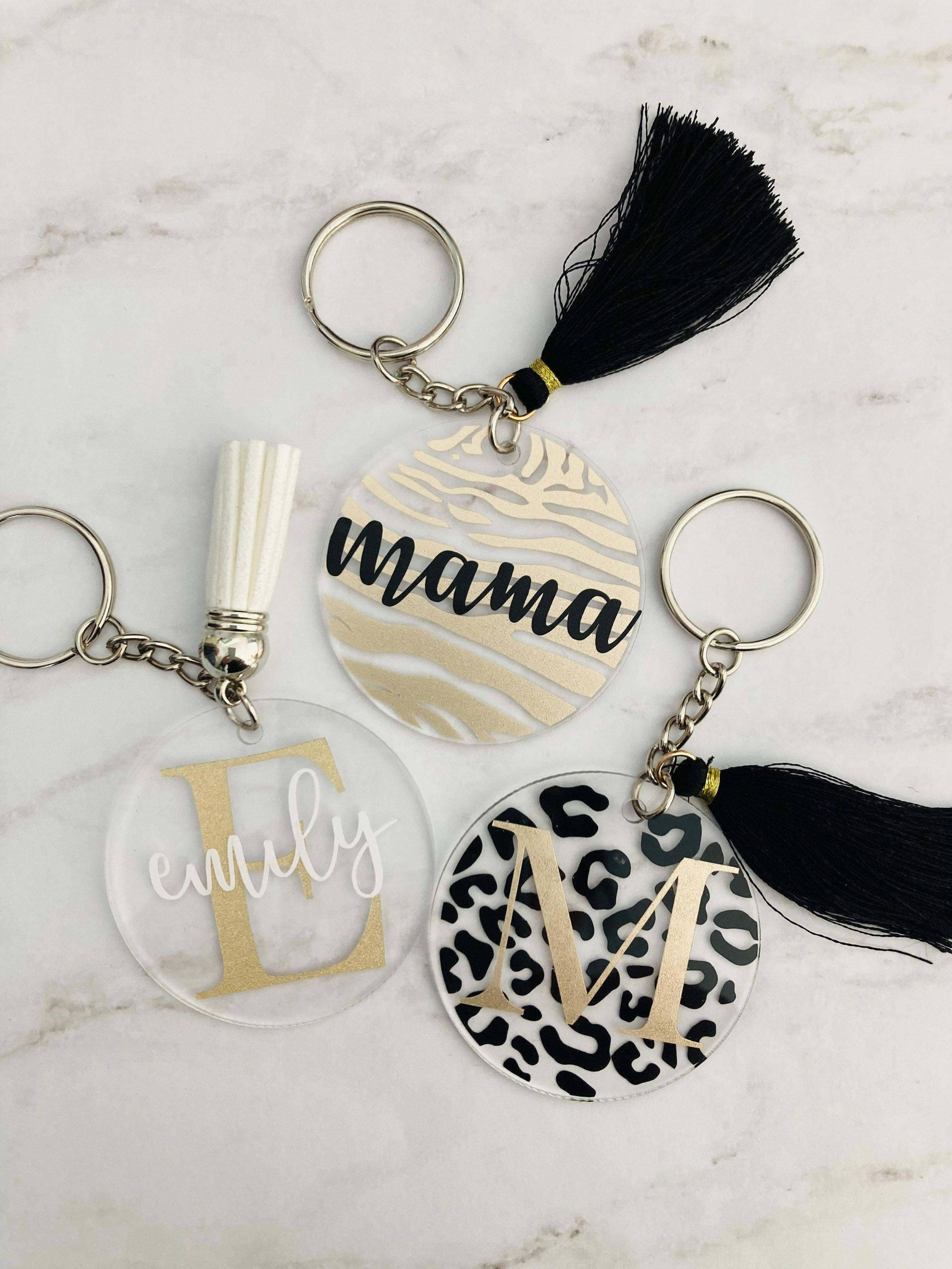 Monogrammed Keychain -  Canada